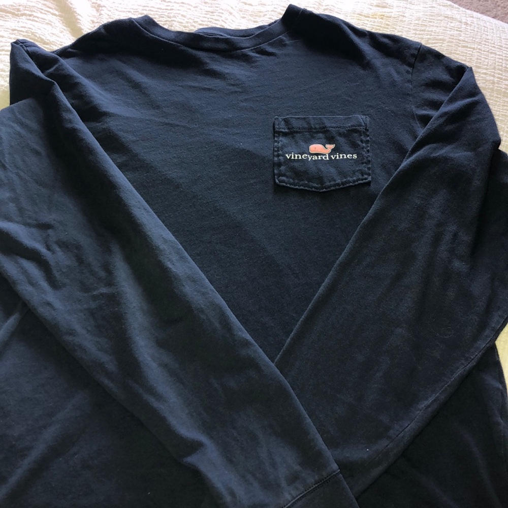 Navy Long Sleeve Vineyard Vines Shirt